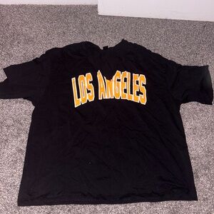 Black Los Angeles Graphic T-Shirt